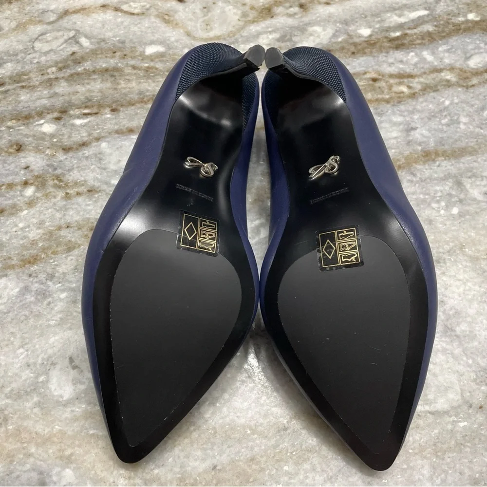 Antonia Saint New York Victoria Navy Blue Heels US 8